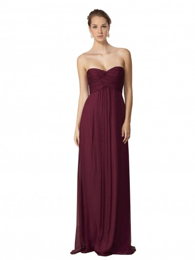 Melhores Sem Mangas Uva Linha A Amor Vestidos de Madrinha / Vestidos Formais